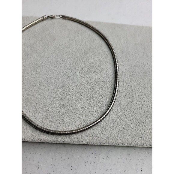 Vintage 925 Italy Sterling Silver Snake Chain Necklace Size 16 Inches Tested - Picture 5 of 16